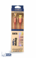 Usb Data Kabl Micro 1m roze