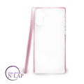 Futrola silikon rebraste ivice Samsung N970F / Note 10 roze