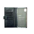 Futrola preklop koza sa zipom Iphone XS Max crna