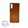 Futrola kozna ojacana Samsung A750F / A70 svetlo braon