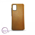 Futrola kozna ojacana Samsung A515F / A51 svetlo braon