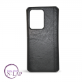 Futrola kozna ojacana Samsung G988F Galaxy / S20 Ultra crna