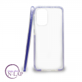 Futrola silikon rebraste ivice Samsung Galaxy G985F / S20 Plus plava