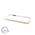 Iphone 6 plus bamper metalik gold