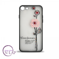 Futrola Iphone 5 / 5S / 5G / cirkon cvet roze
