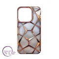 Futrola Crystal Web Iphone 15 Pro / gold