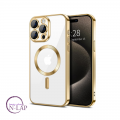 Futrola Elegant Magnetic / Iphone 14 Pro / golden