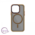 Futrola Pastel Magnetic / Iphone 15 Pro / braon
