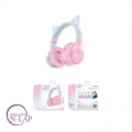 Slusalice CAT ear wireless headset / roze / BT612