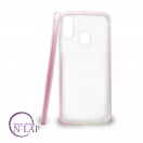 Futrola Silikon Rebraste Ivice Samsung A205F / A305F A20 / A30 roze