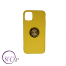 Akcija - Futrola silikon auto focus sa prstenom Iphone 11 Pro zuta