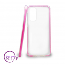 Futrola silikon rebraste ivice Samsung Galaxy G980F/ S20 pink