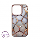 Futrola Crystal Web Iphone 15 Pro / gold