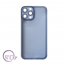 Futrola Silikon color providna / Iphone 12 Pro / plava