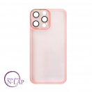 Futrola Silikon color providna / Iphone 13 Pro / roze