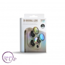 Zastita za kameru 3D Lens / Iphone 14 / 14 Plus / silver