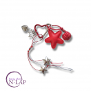 Privezak za torbe i kljuceve / red star