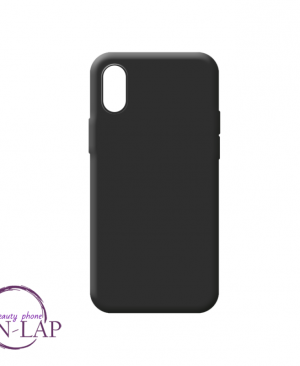 Futrola Silikon Color Iphone XS Max crna