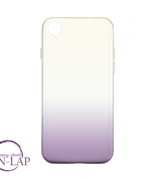 Futrola Iphone XR / providna - zuto ljubicasta