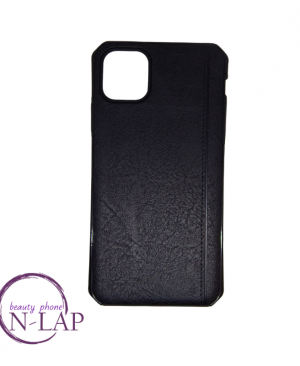 Futrola kozna ojacana Iphone 11 Pro Max crna