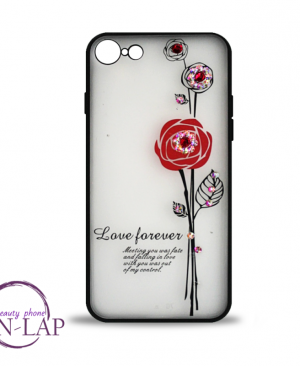 Futrola Iphone 7 / 8 / cirkon cvet crveni
