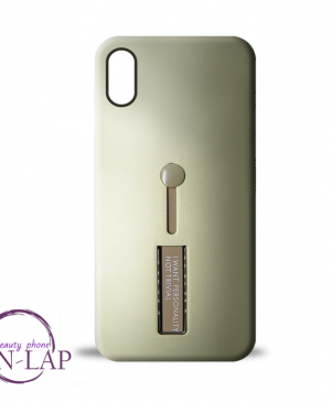 Futrola Iphone XR / zlatna sa drzacem