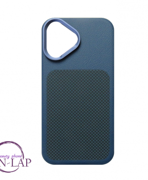 Futrola Autofocus Vegan Leather / Iphone 17 / plava