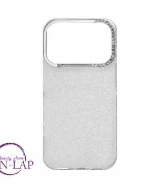 Futrola CIRKON GLITTER / Iphone 17 Pro / bela