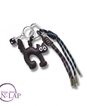 Privezak za torbe i kljuceve / brown cat