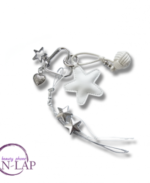 Privezak za torbe i kljuceve / white star